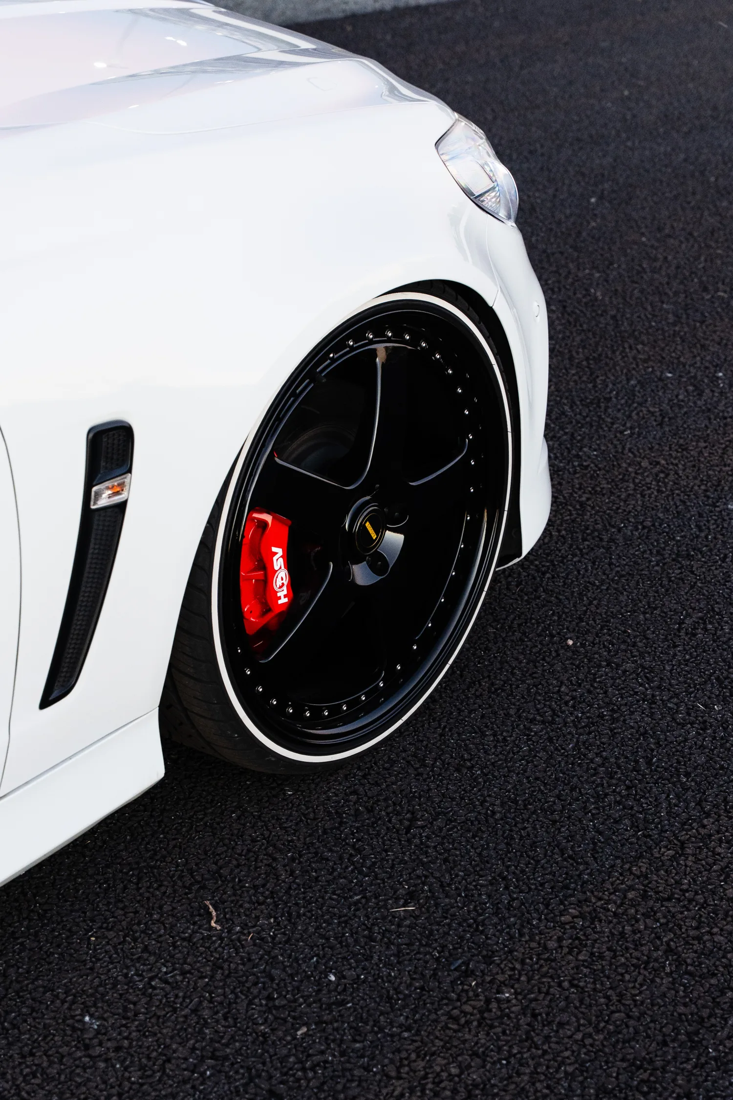 HSV GTS ClubSport rear quarter - tail light, RB8 badge and twin exhaust.