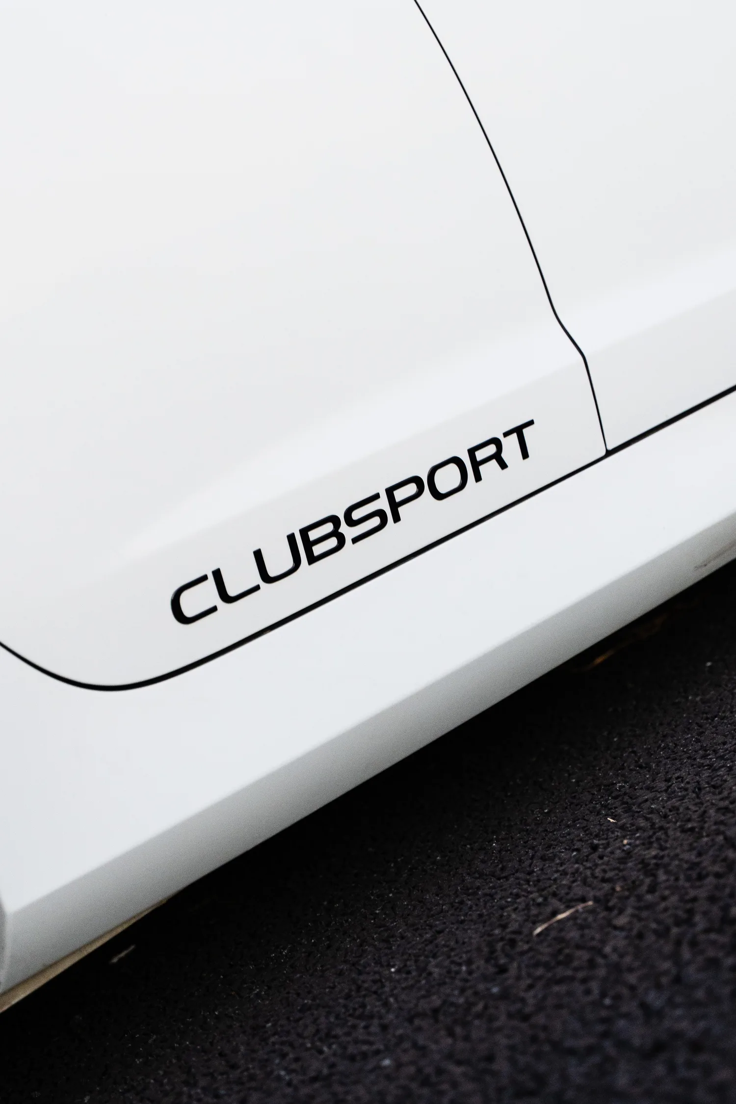 HSV GTS ClubSport flank badge detail.