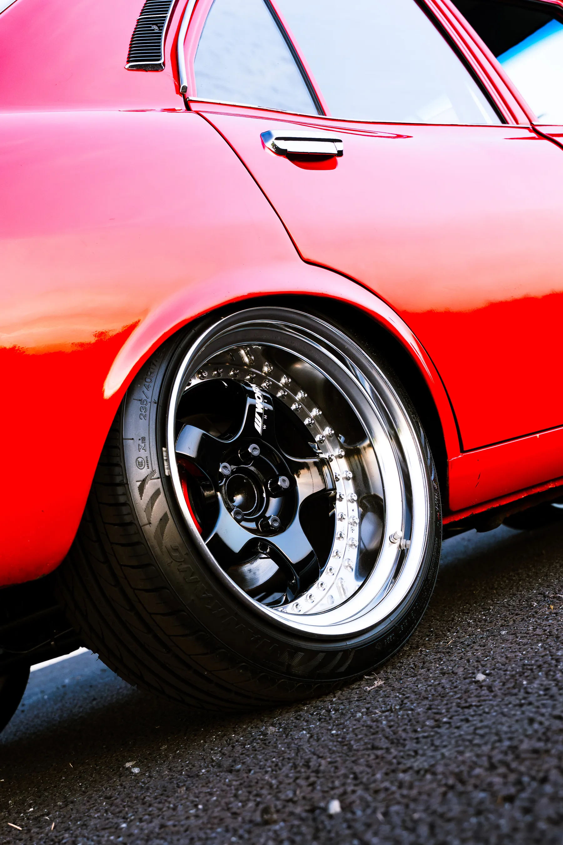 Mazda Capella RX-2 rear quarter.